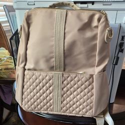 Beige Backpack