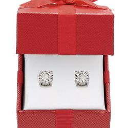 Diamond Stud Earrings (1/3 ct. t.w.) in 14K White Gold