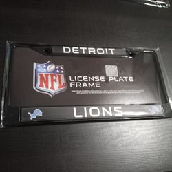 Detroit Lions License Plate Frame