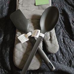 Oven Mitt -Spoon And Spatula