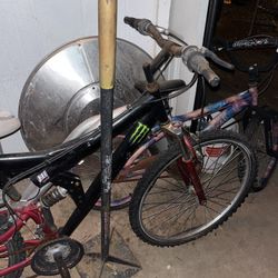 Bikes Available For Sale Two Bicycles Mountain And Children 