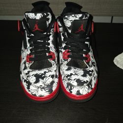 Brand New Air Jordan Flight Tattoo Retro 4's