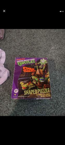 Brand New Teenage Mutant Ninja Turtles Chuck This Out Shaped puzzle set