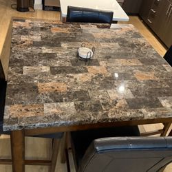 Maysville Counter Height Dining Table and 4 Bar Stools Set