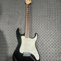 Black/White Lyon Electric Guitar