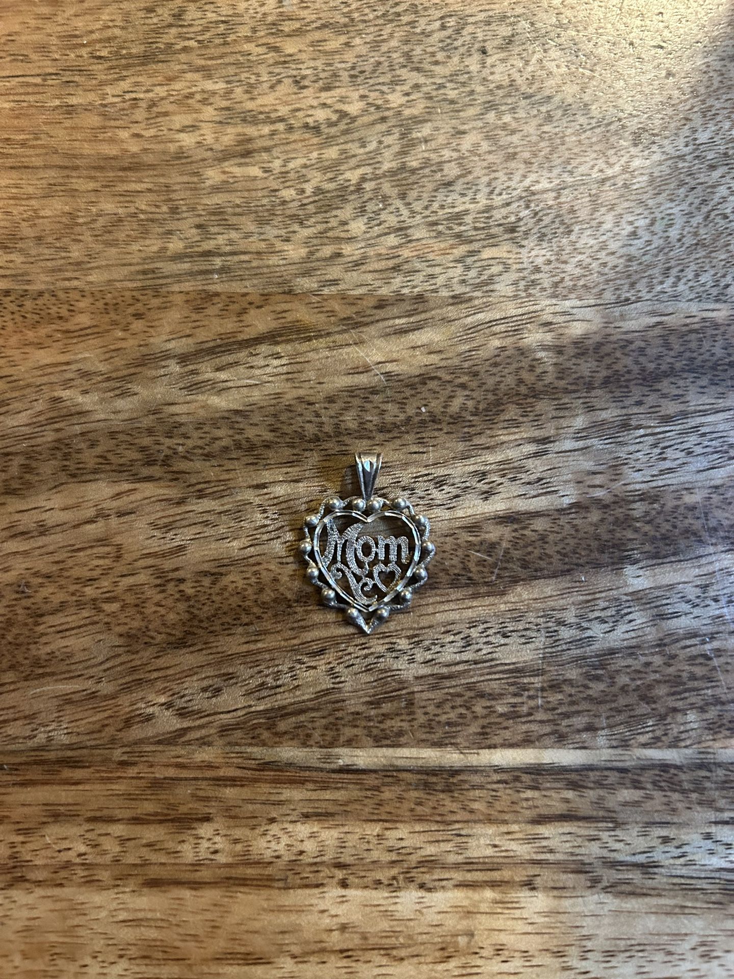 Sterling Silver Mom Pendant 
