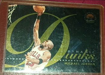 Michael Jordan SkyBox Dynamic Dunks Basketball Card