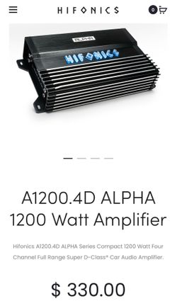Hifonics Amplifier car system