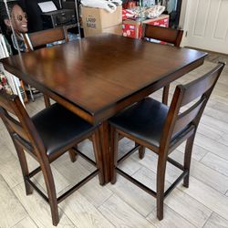 4 Chair Pub Table Set 