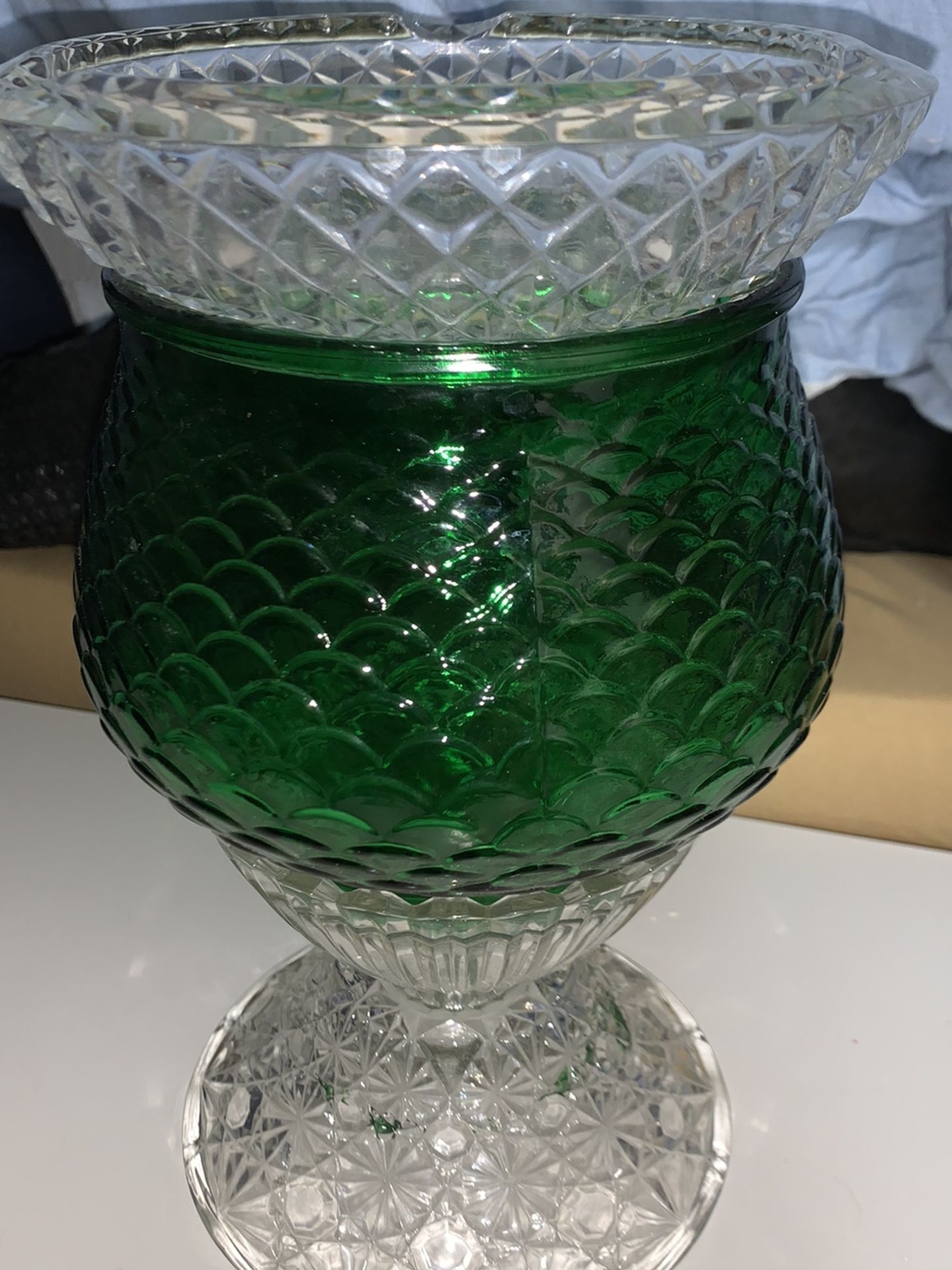 Glass Candle Holder