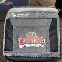 Rawlings Coleman NCAA Lamar University Cardinals Cooler Lunchbox Brand New LMUC.