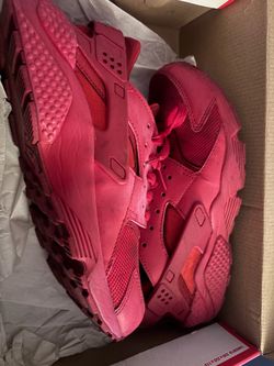 Size-8 Nike air red lightly used
