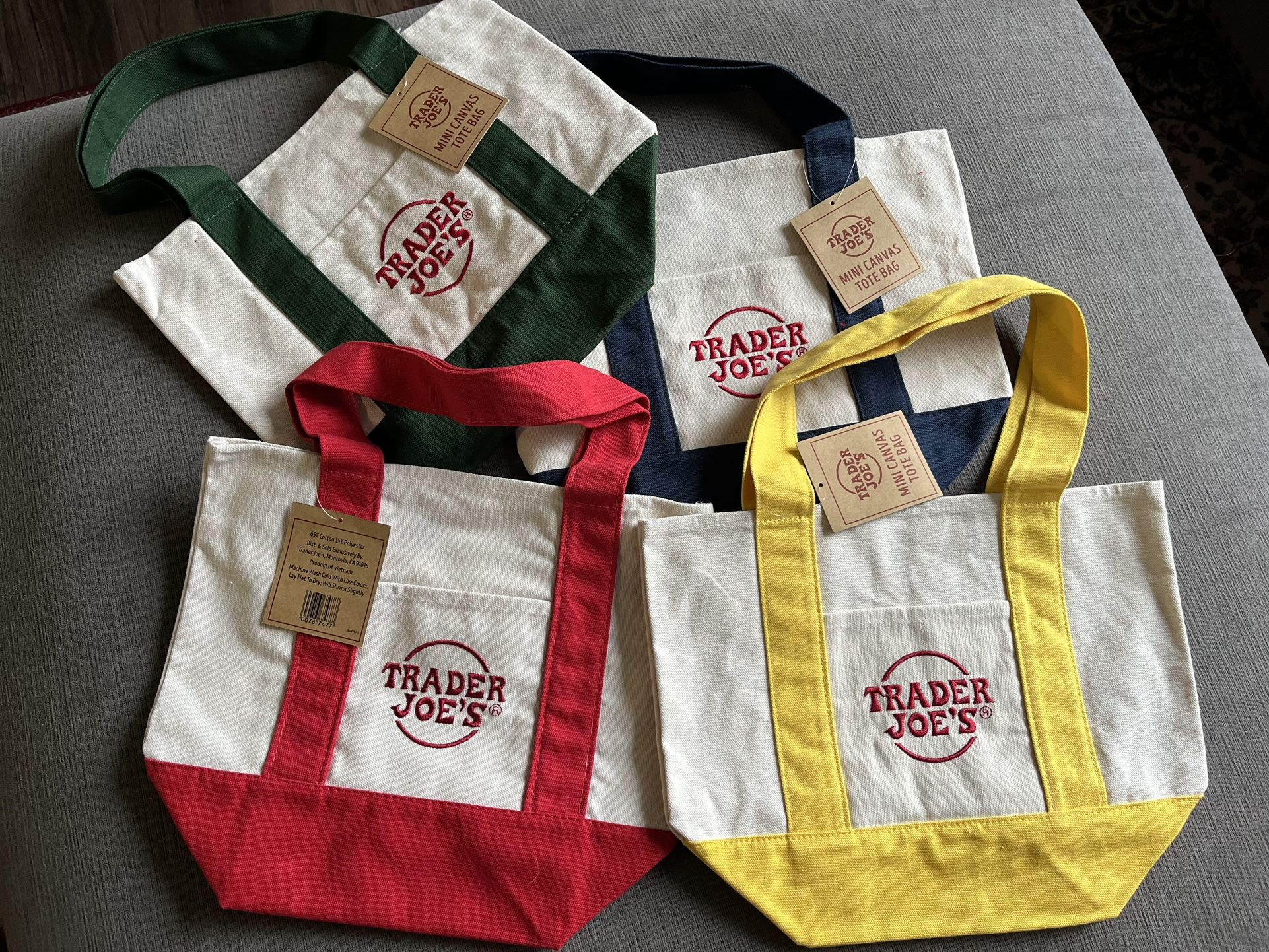 Trader Joe’s Mini Canvas Bags