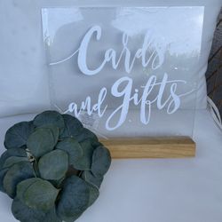 Wedding Cards And Gifts Sign 