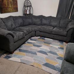 Beautiful Sectional and Oversize Chair