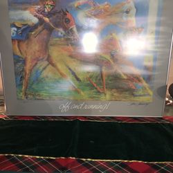 Birmingham Race Course “0ff And Running” Framed Print By Steve Lower