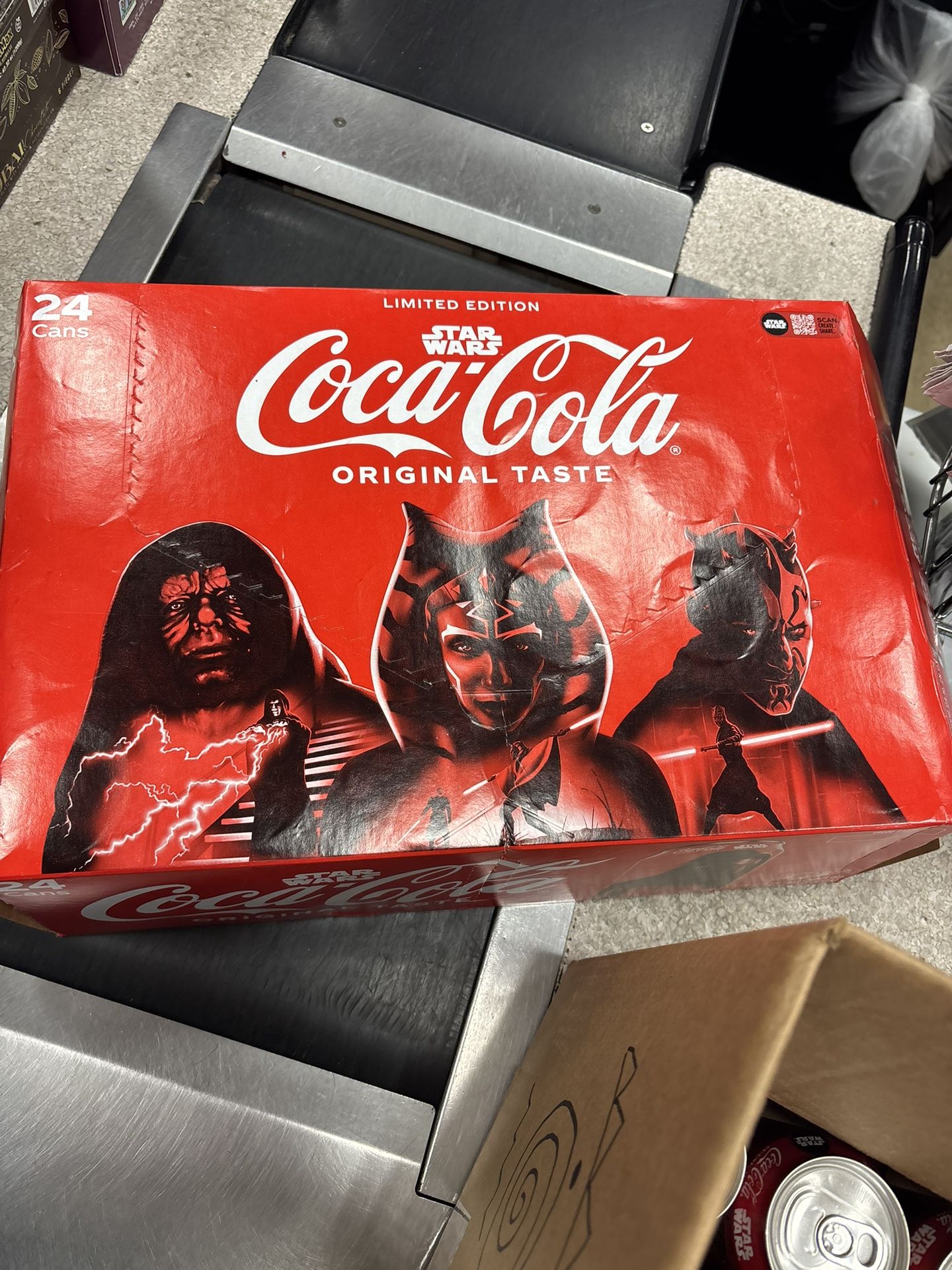 Limited Edition Star Wars X Coke Cans