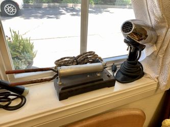 1950 Vintage Beauty Salon Blow Dryer 1930 Curling Iron