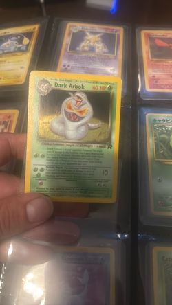 Dark Arbok Pokémon Card Team Rocket Set