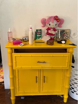 Yellow dresser