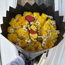 Yellow Rose Bouquet/Ramo De Rosas