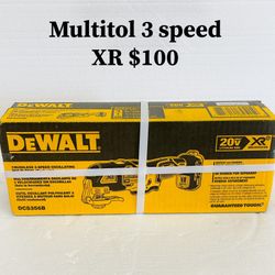 DEWALT 20-Volt MAX XR Cordless Brushless 3-Speed Oscillating Multi-Tool (Tool Only)