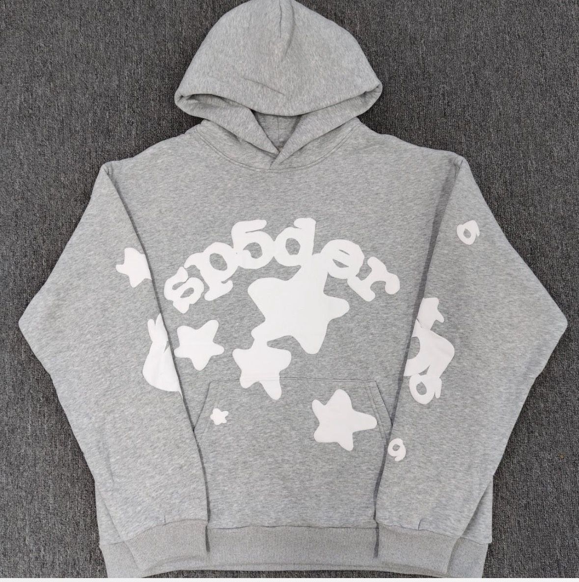 Gray Sp5der Hoodie