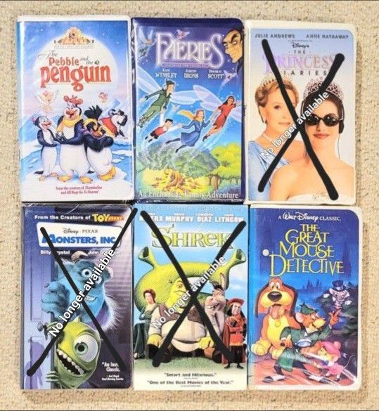 Assorted VHS