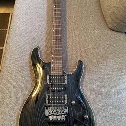  Ibanez S570AH Electric Guitar Silver Wave Black