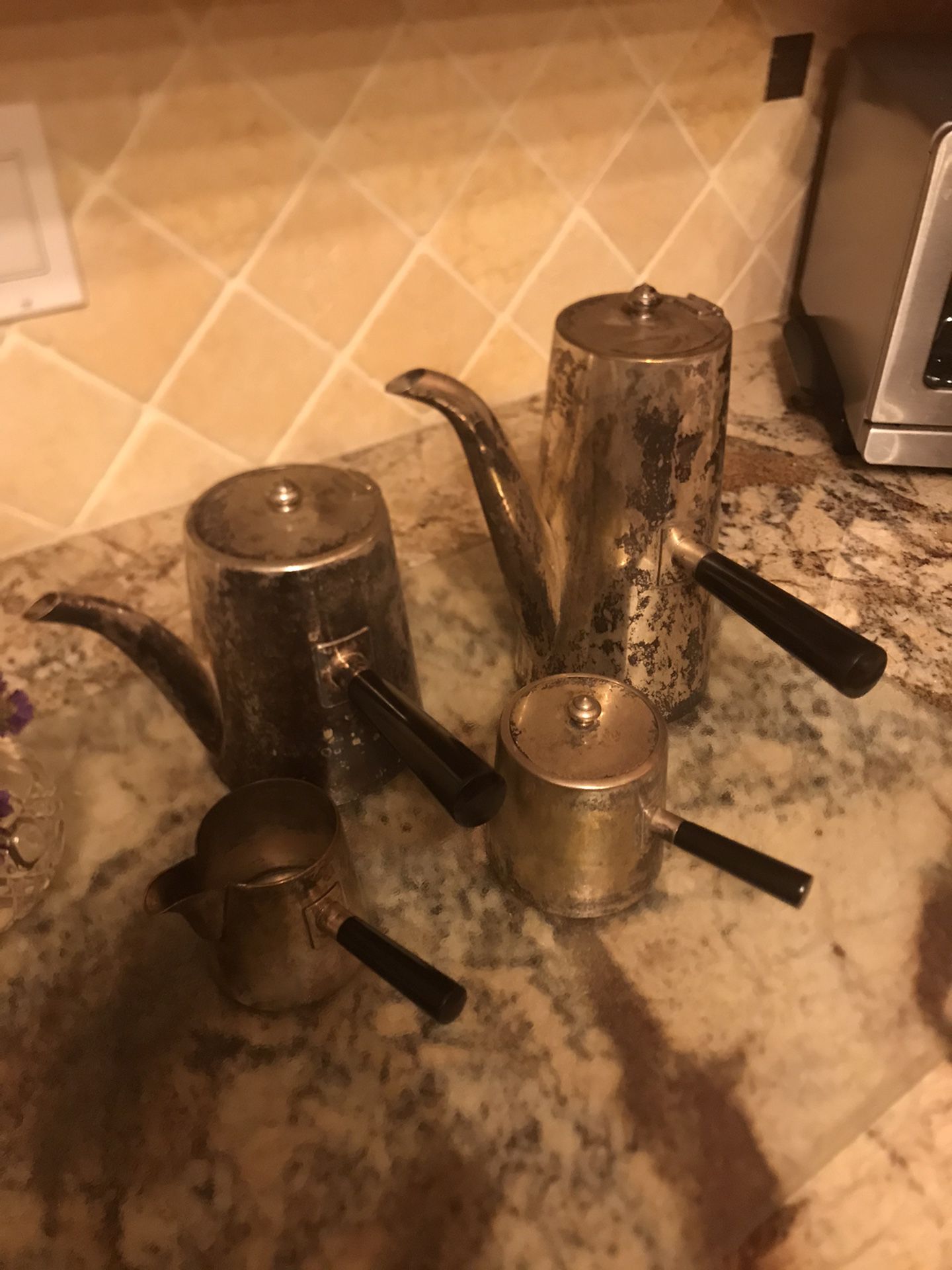 4 Turkish coffee pots