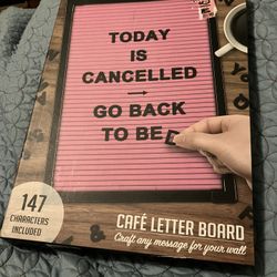 Cafe Letter Board