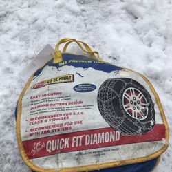 Tire chains.