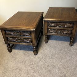 Matching Mid Century Lane End Tables