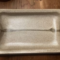 Small Signed Pottery Trinket Tray