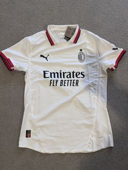 AC Milan Adidas Soccer Jersey Mens Medium