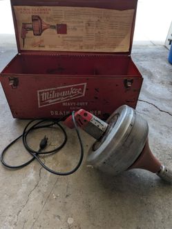 Vintage Milwaukee drain cleaner