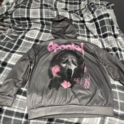 Polyester Ghost Hoodie for Teen Girl 16Y