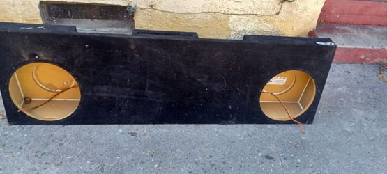 Speaker box dual 12" truck