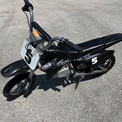 Razor 24V MX350 Dirt Rocket Electric Powered Ride-On Bike - Black: 250W Motor, 14 MPH! Works great! Brand new batteries. Includes  new charger. Retail