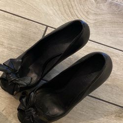 Miu Miu Black Bow Heels