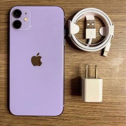 Pre-Owned Apple iPhone 11 64GB Fully Unlocked Purple (No Face ID)  (Refurbished: Good)
