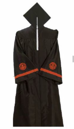 UTRGV cap and gown/honors cord