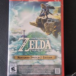 New Nintendo Switch 2 Zelda: Tears of The Kingdom ( Playable on Nintendo Switch 1 )