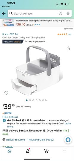 Brand New Oxo Diaper Caddy 