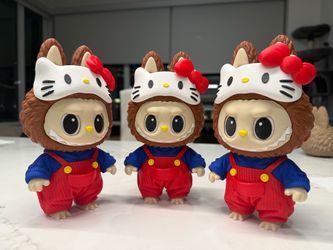 Hello Kitty x Labubu Collection Figure 3D printed 16cm