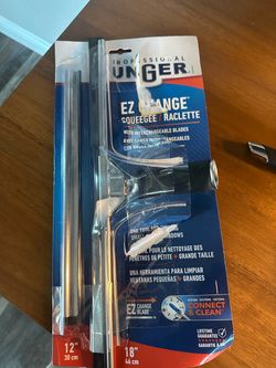 Unger Professional EZ Change Window Squeegee