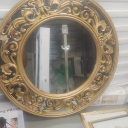 ✨ MOVING SALE -Gold Ornate Mirror – Statement Piece ✨