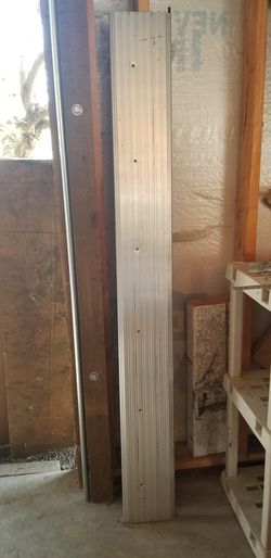 8" x 72" Aluminum Saddle Threshold- 2 Left