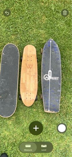 3 skateboards