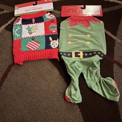Christmas Dog Clothes Size Xs New 